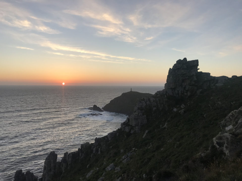 sunset penwith cornwall